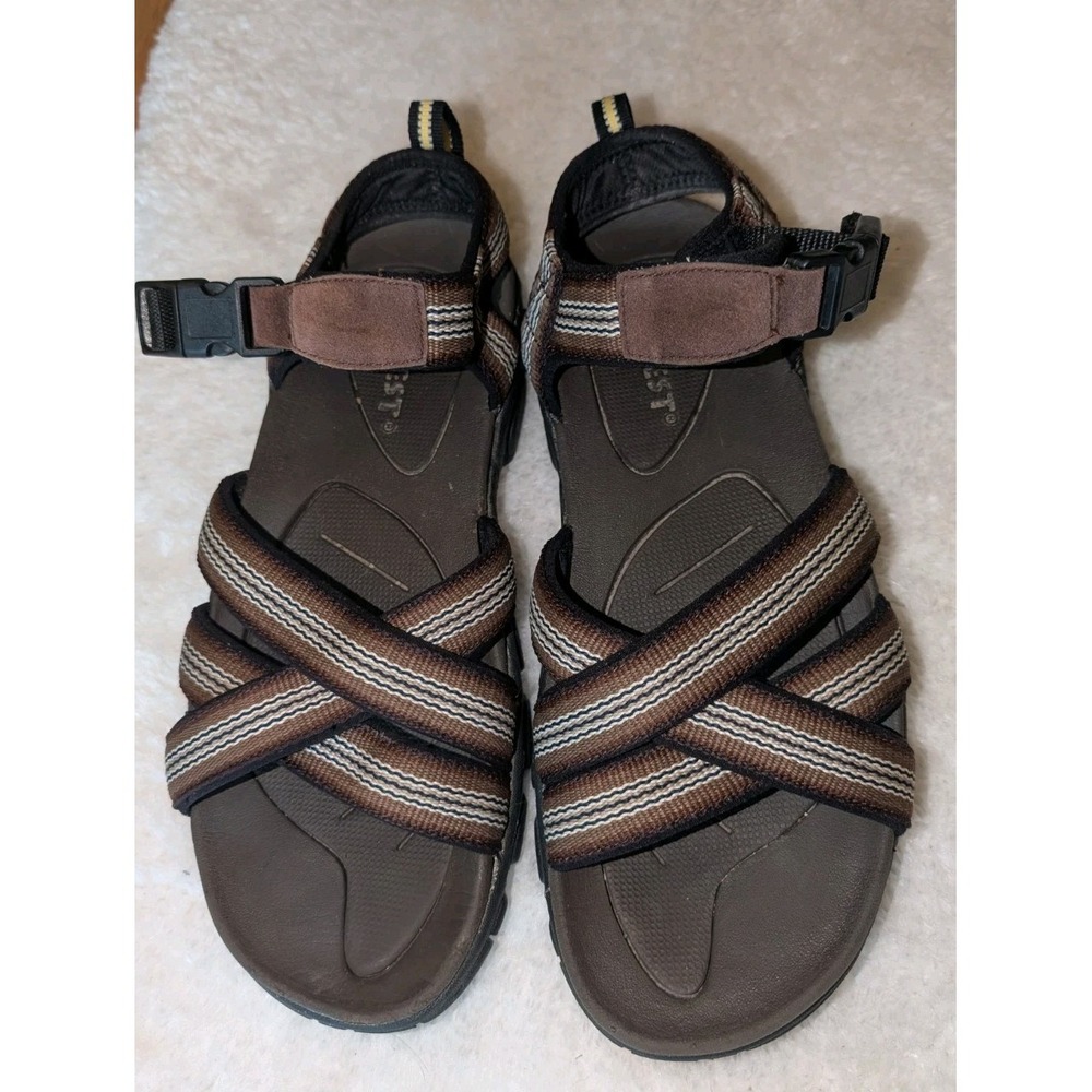 Everest Catamaran Hiking Water Shoe  Mens Sandals Sz 8‎ Brown Ankle Strap